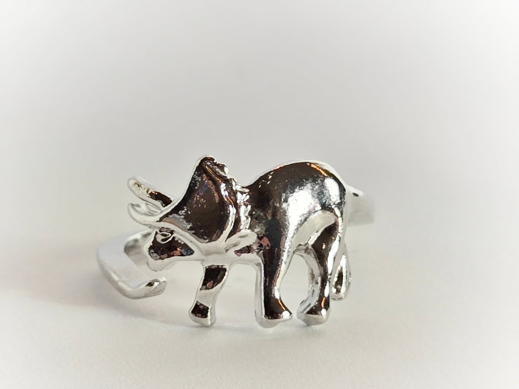 Dinosaur Ring | Triceratops (Size 5/Adjustable)