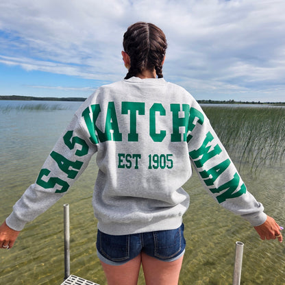 Saskatchewan Back Unisex Crewneck