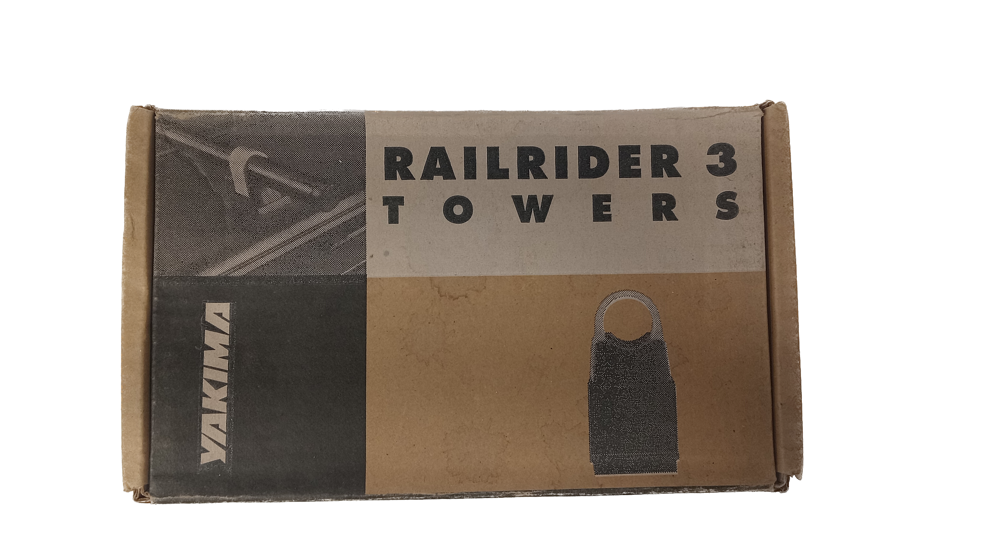 Yakima Railrider 3 Towers(MISSING SCREWS, READ DESCRIPTION)