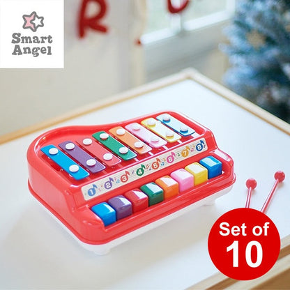 [ ケース販売 ]  SmartAngel  たたいてひいて! けんばん付きてっきん×10個入 [西松屋]【日本出荷】