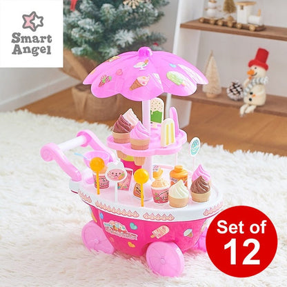 [ ケース販売 ]  SmartAngel  わくわくアイスクリームワゴン×12個入 [西松屋]【日本出荷】