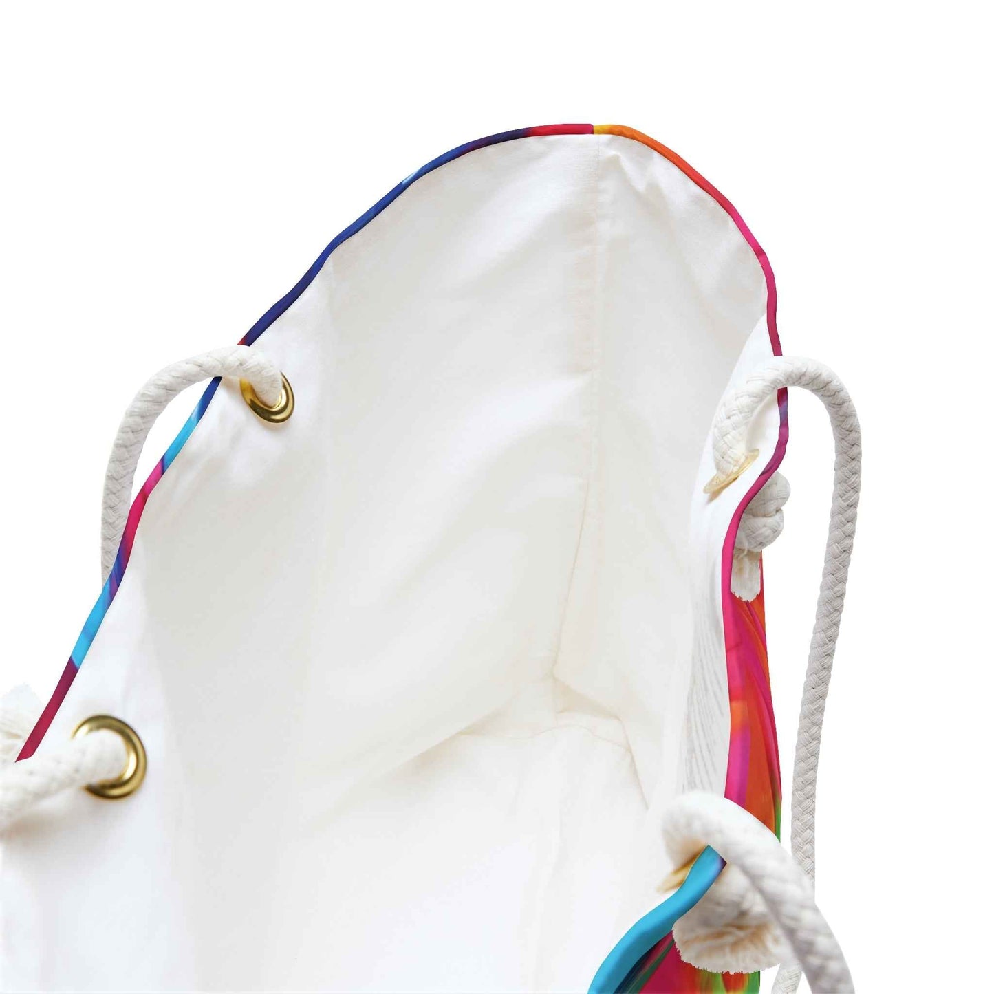 Abstract Rainbow Paint Swirl Weekender Bag | Colorful Travel Tote | Mom Carryon
