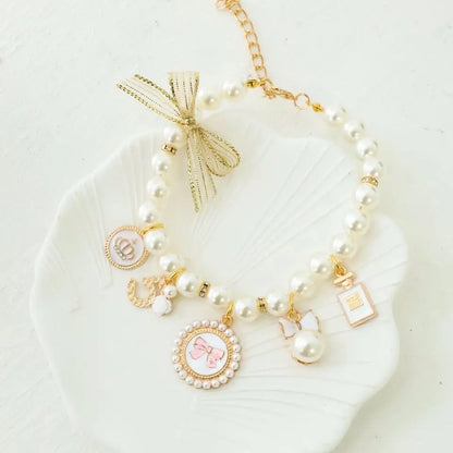 Coco Chewnel Pearl Dog Collar
