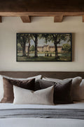 SUMMER AT THE ESTATE, Oeuvre sur toile étirée