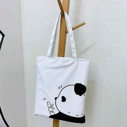 Student Commuter Shoulder Casual Tote Bag For Class