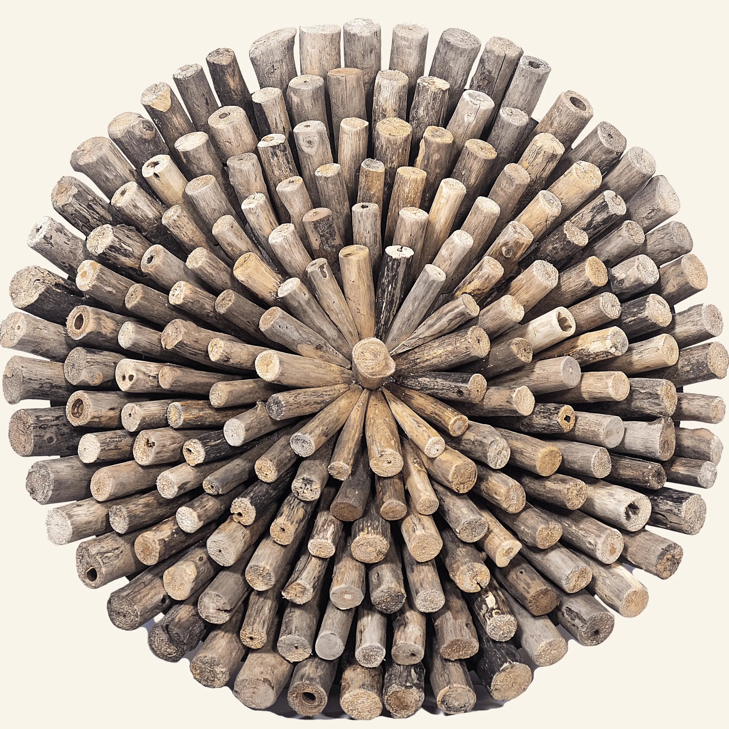 Décoration murale en bois flotté naturel