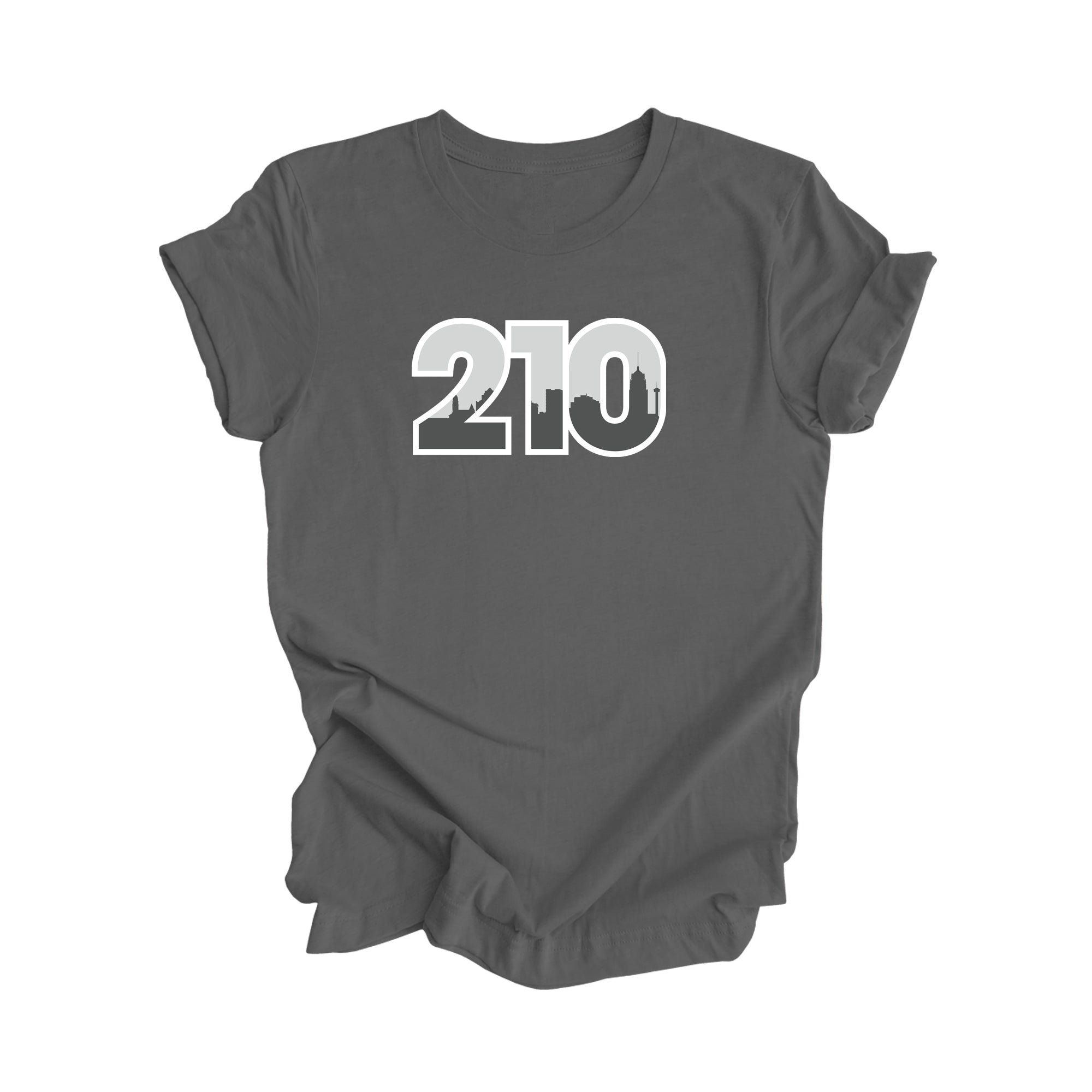 210 San Antonio Texas USA Area Code City Skyline Gift - Unisex T-Shirt - Inspired X