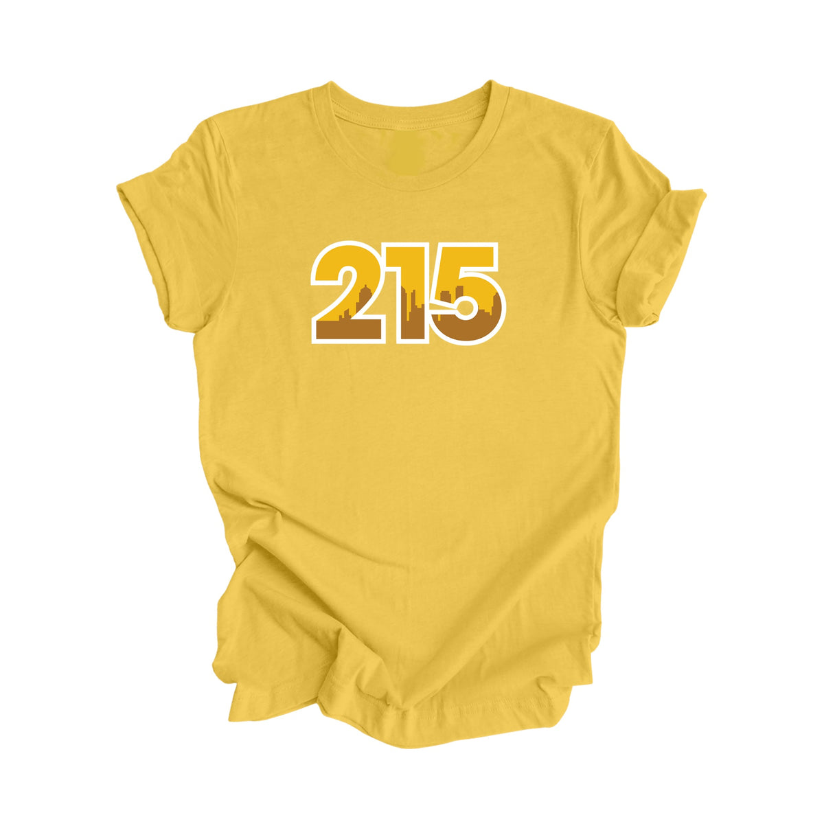 215 Philadelphia Pennsylvania USA Area Code City Skyline Gift - Unisex T-Shirt - Inspired X