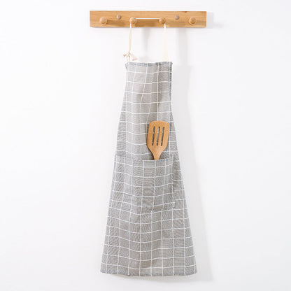 Cotton and linen Kitchen Apron