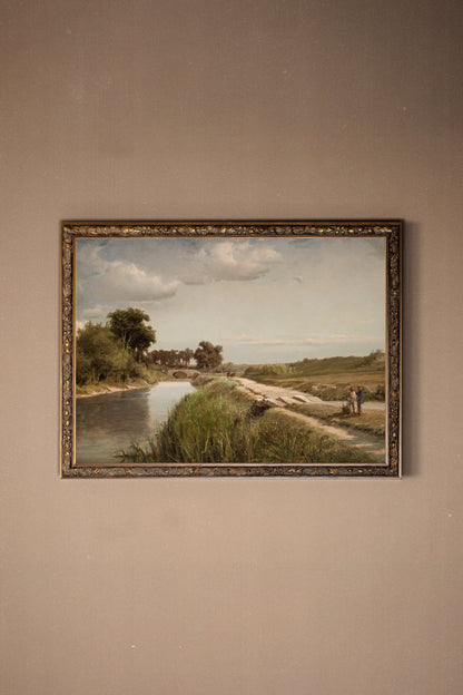 PÉRIPLE PAISIBLE, CADRE VINTAGE BRONZE