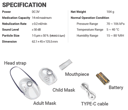 Mesh Nebulizer – Portable & Powerful Respiratory Relief