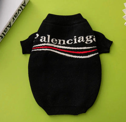 Pawlenciaga Dog Sweater | Knit Dog Sweater