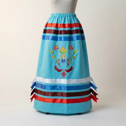 Metis Floral Ribbon Skirt