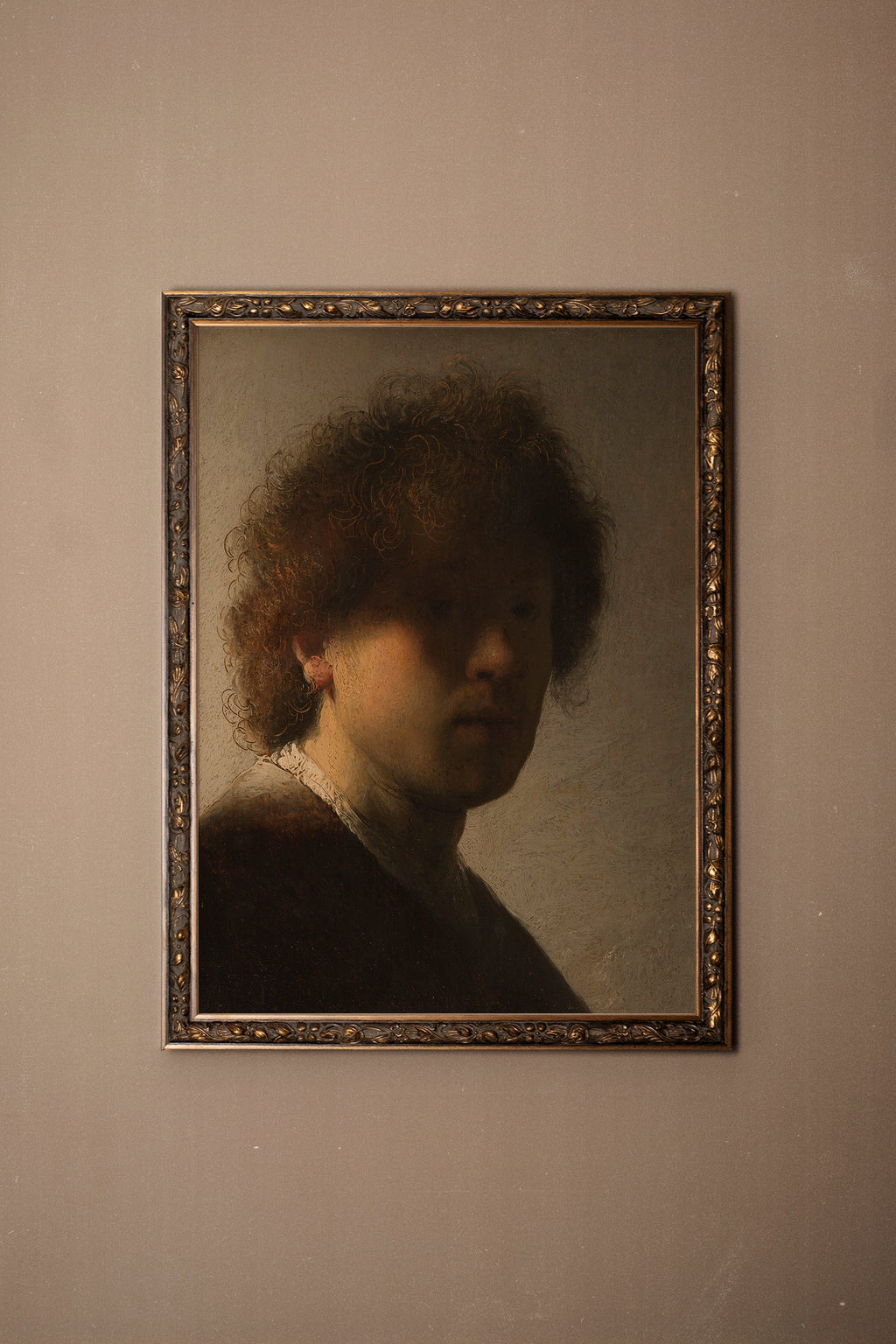 MURMURE DE LUMIÈRE, CADRE VINTAGE BRONZE