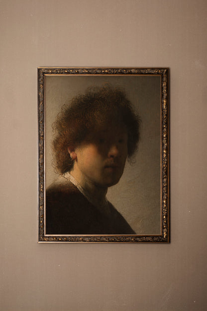 MURMURE DE LUMIÈRE, CADRE VINTAGE BRONZE