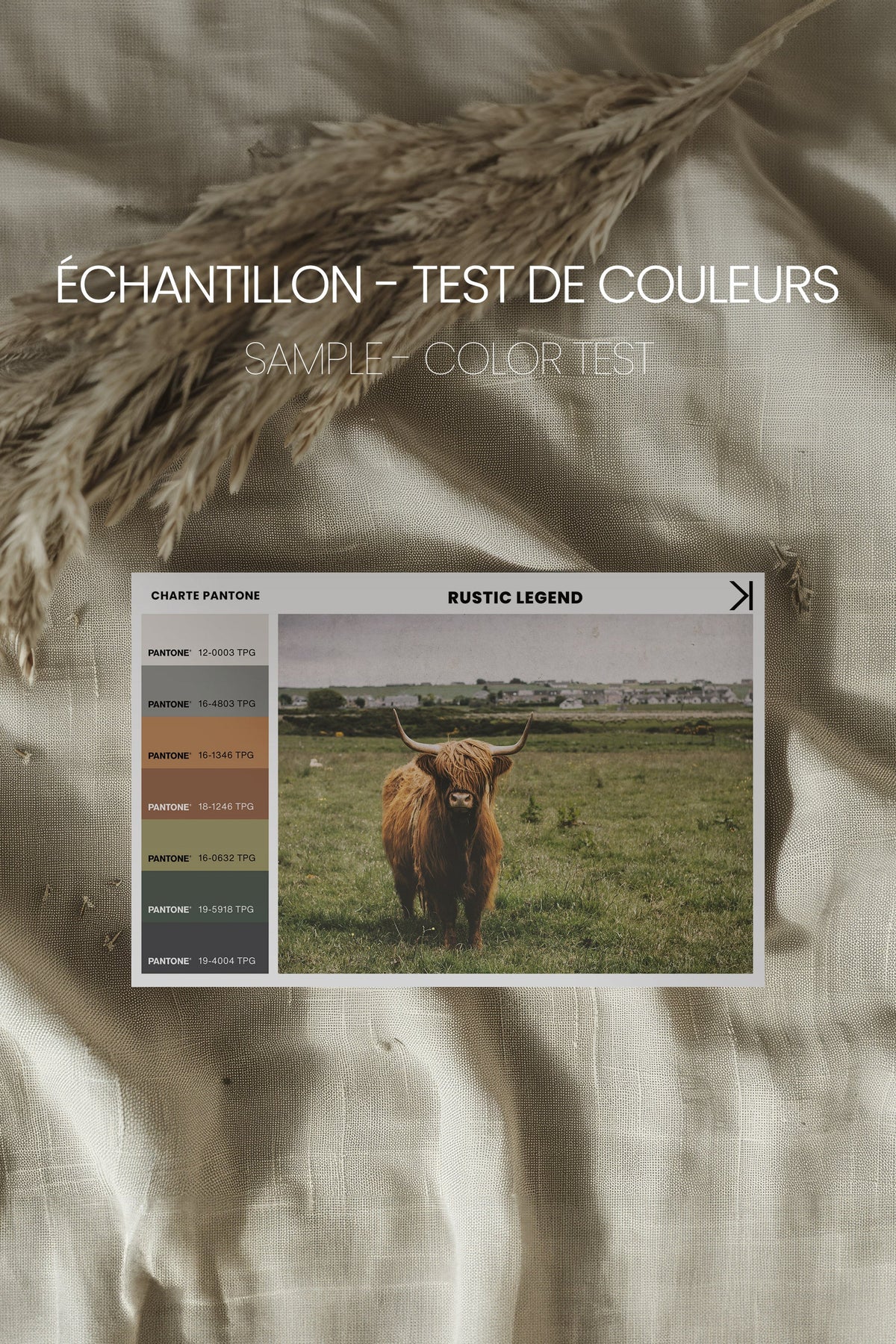 RUSTIC LEGEND, Oeuvre sur toile étirée