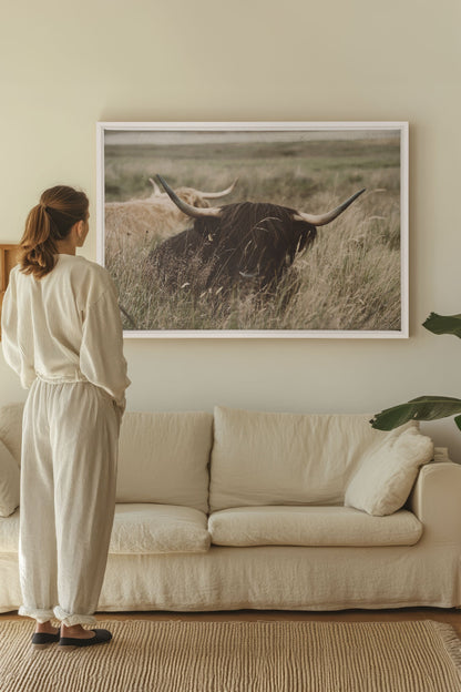 HIGHLAND SPIRIT, Oeuvre sur toile étirée