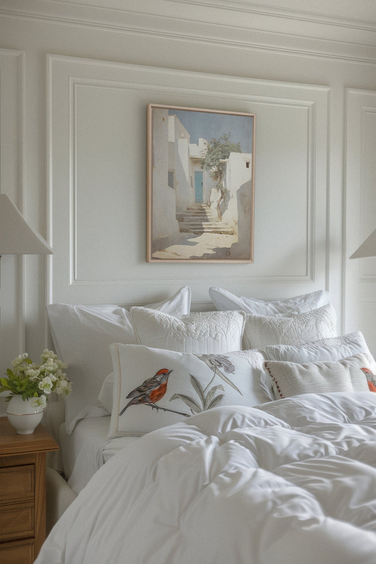 VINTAGE GREEK VILLAS, Oeuvre sur toile étirée
