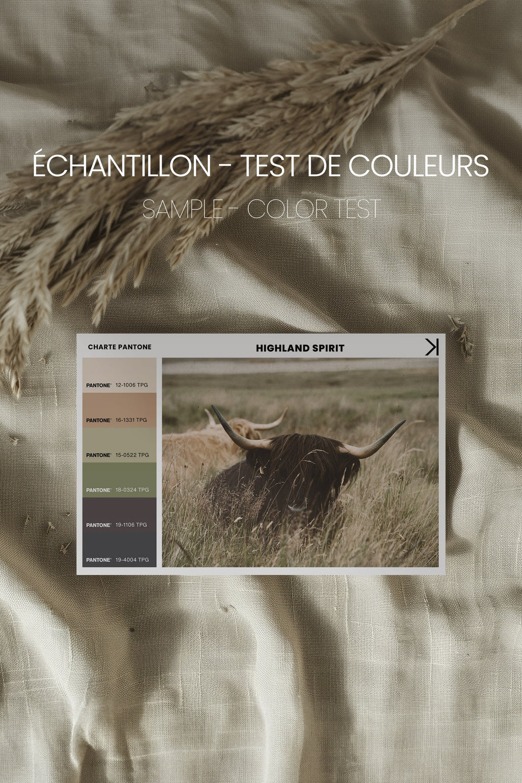 HIGHLAND SPIRIT, Oeuvre sur toile étirée