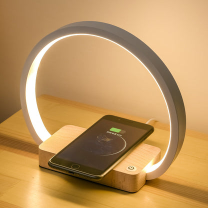 Multifunctional Modern Table Lamp with Wireless Charging
