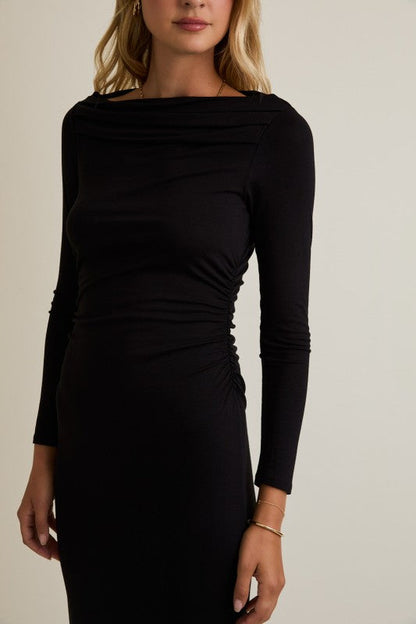 Amara Off-Shoulder Maxi Dress