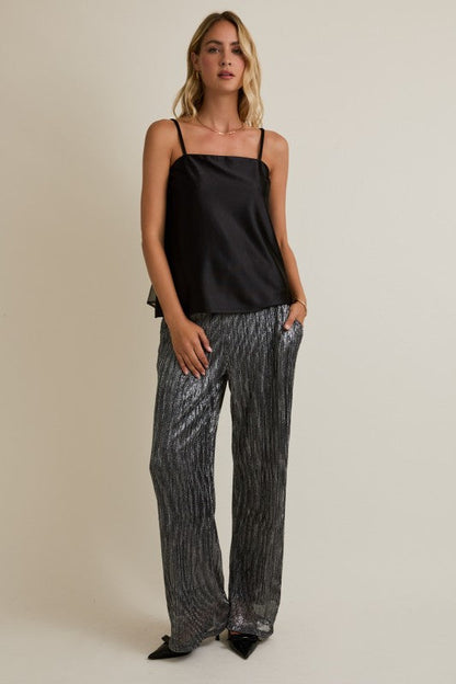 Nadia Contrast Strap Top