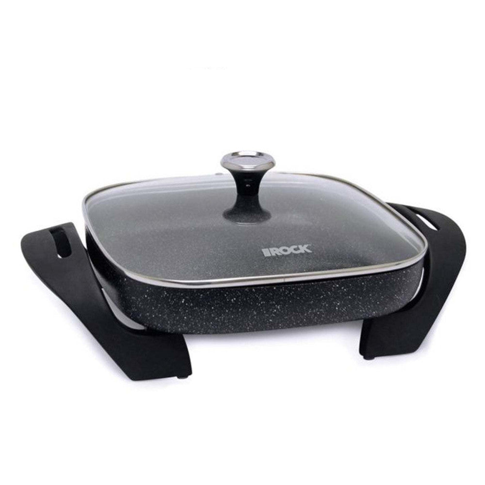 STARFRIT The Rock Electric Skillet, 12" Width, Non-Stick Surface - 24400