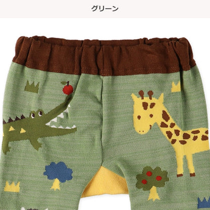 西松屋 ELFINDOLL 丸編みアニマルモチーフサルエルレギンス 正規品