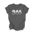 246 Bridgetown Barbados Area Code City Skyline Gift - Unisex T-Shirt - Inspired X