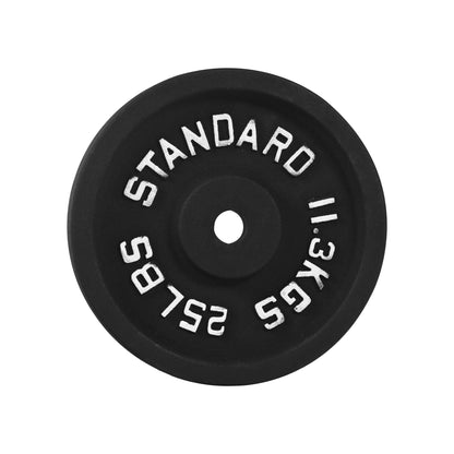 Cast Iron Weight Plates - Standard, Olympic in LBs, KGs