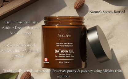 Premium 100% Raw & Organic Batana Oil - Deep Hair Repair & Strength For Dry, Damaged & Breakage-Prone Hair