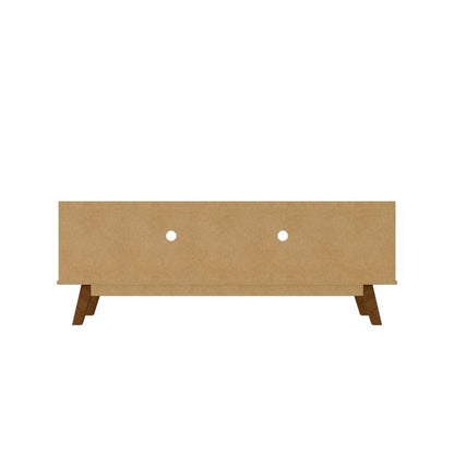 Malmo Modern 70.8" TV Stand with 2 Drawers - Grey/Brown