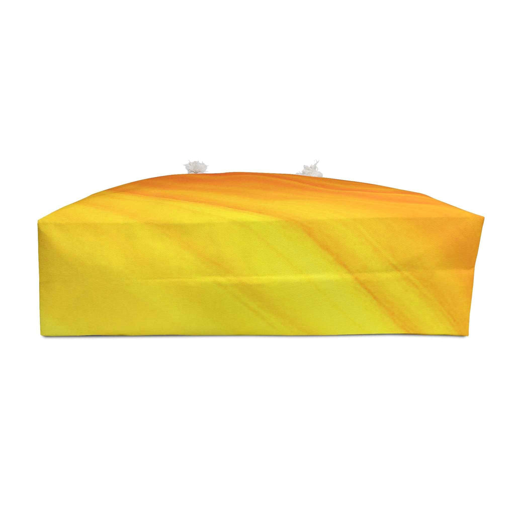 Sunset Gradient Weekender Bag | Yellow Orange Beach Large Tote Bag
