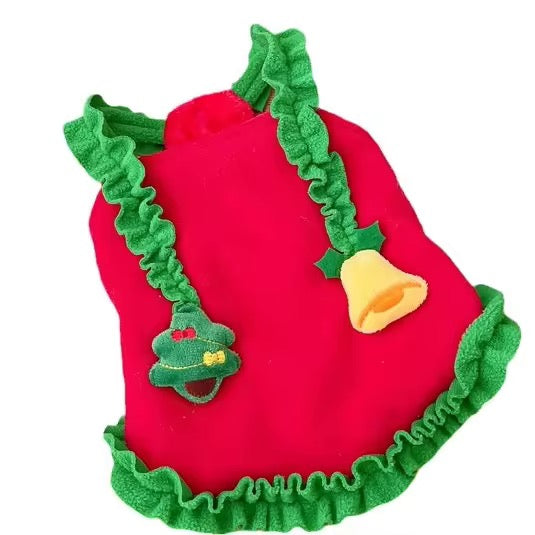 Jingle Bells Dress for Dogs – Festive Holiday Dog Dress