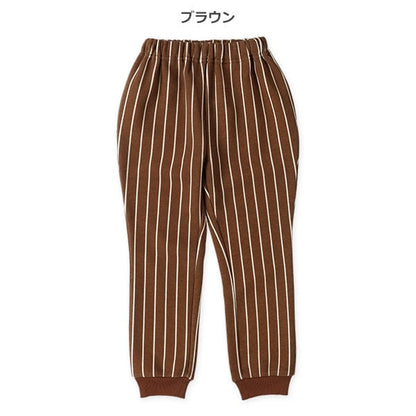 西松屋 ELFINDOLL 裏起毛ストライプパンツ 正規品