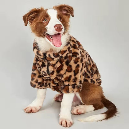 Leopard Lover Dog Coat – Luxury Statement Outerwear for Dogs