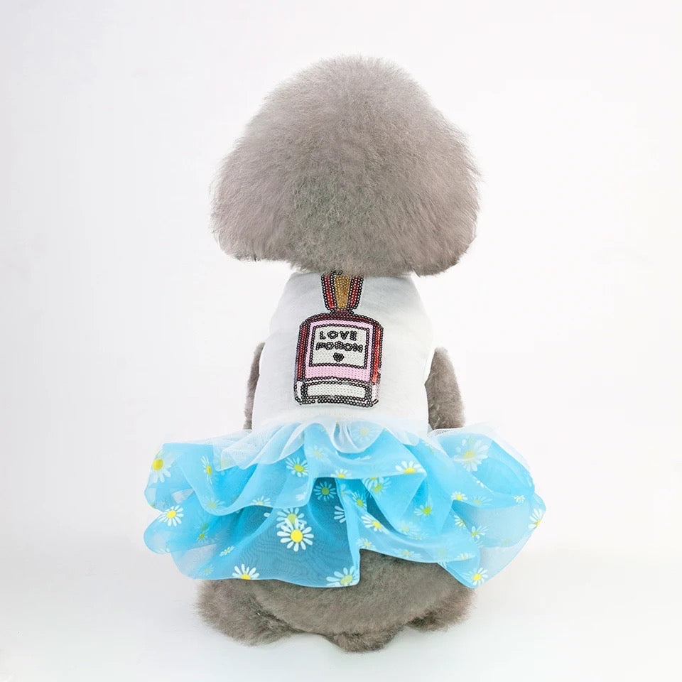 Love Dog Tutu Dress | Pet Dress