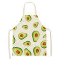 Cotton and linen apron