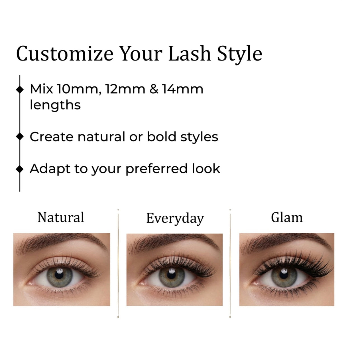 Premium Natural DIY Lash Extensions Kit