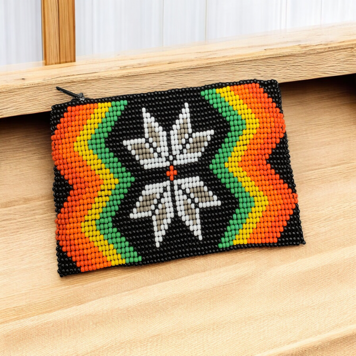 Half Star Beaded coin purse