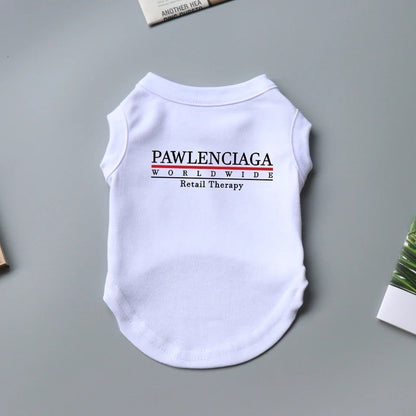 Pawlenciaga Dog Tee | Designer-Inspired Dog T-Shirt for Everyday Wear