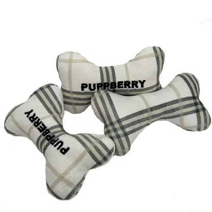 Puppberry Dog Bone Toy | Plush Dog Toy