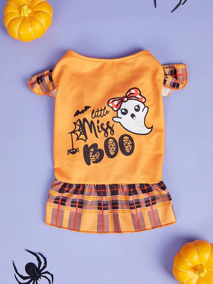 Miss Boo Dog Dress | Halloween Dog Dress