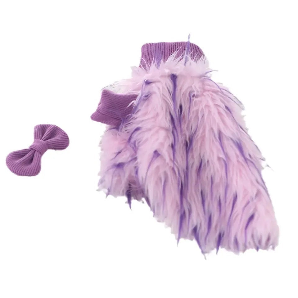 Chestnut Dream Set | Feather Dog Top and Bow Outfit