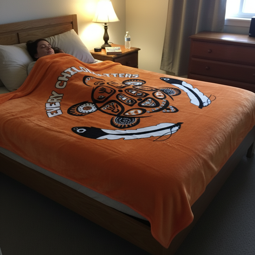 ULTRA SOFT LUXURY PLUSH BLANKET (Turtle every child matters)