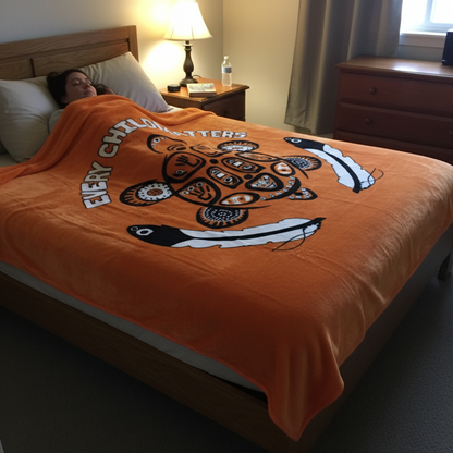 ULTRA SOFT LUXURY PLUSH BLANKET (Turtle every child matters)