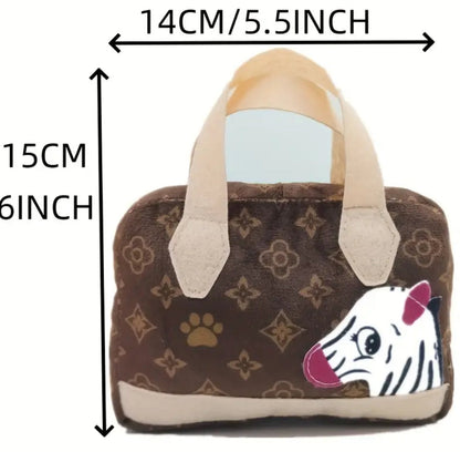 Chewy Pawtton Dog Purse Toy | Plush Dog Toy