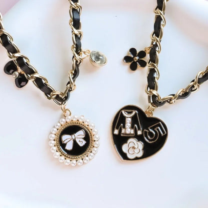 Coco Charm Dog Necklace | Elegant Pet Jewelry Accessory