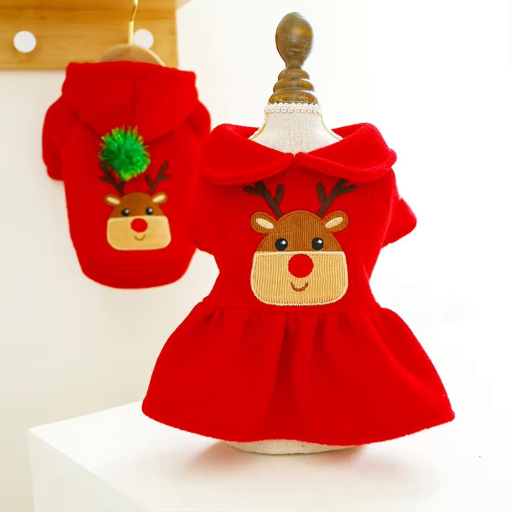 Carol Christmas Dress for Dogs – Festive Holiday Dog Dress