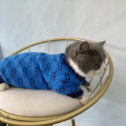 Gigi Royal Sweater | Dog Knit Sweater